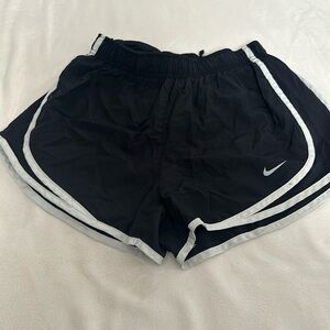 Black nike running shorts
